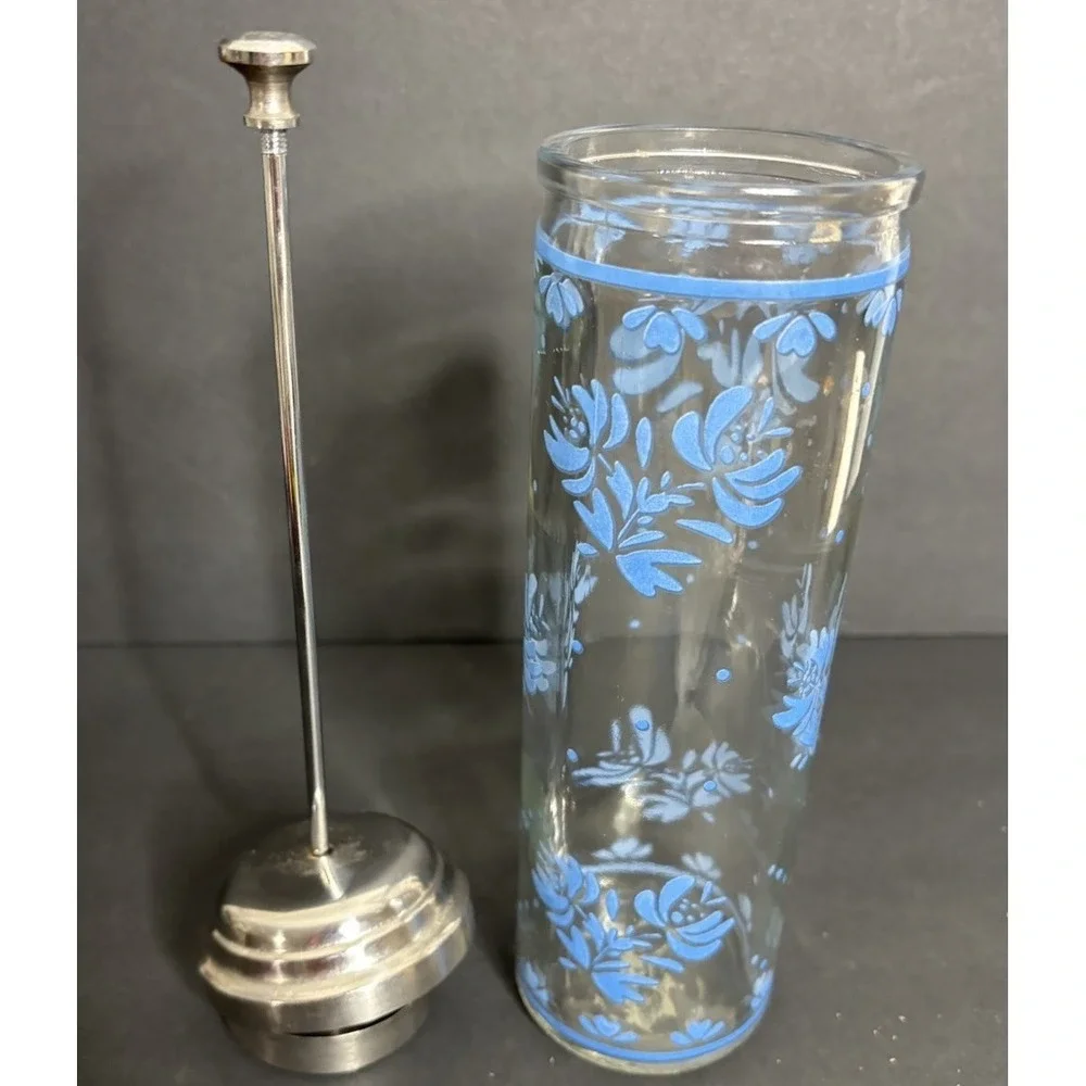 Pfaltzgraff Yorktowne Straw Holder Dispenser with Lid 9